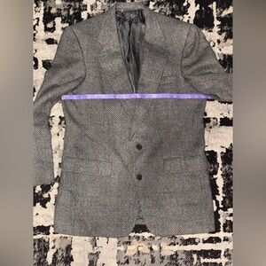 Christian Dior Textured Charcoal Men's Blazer 41R